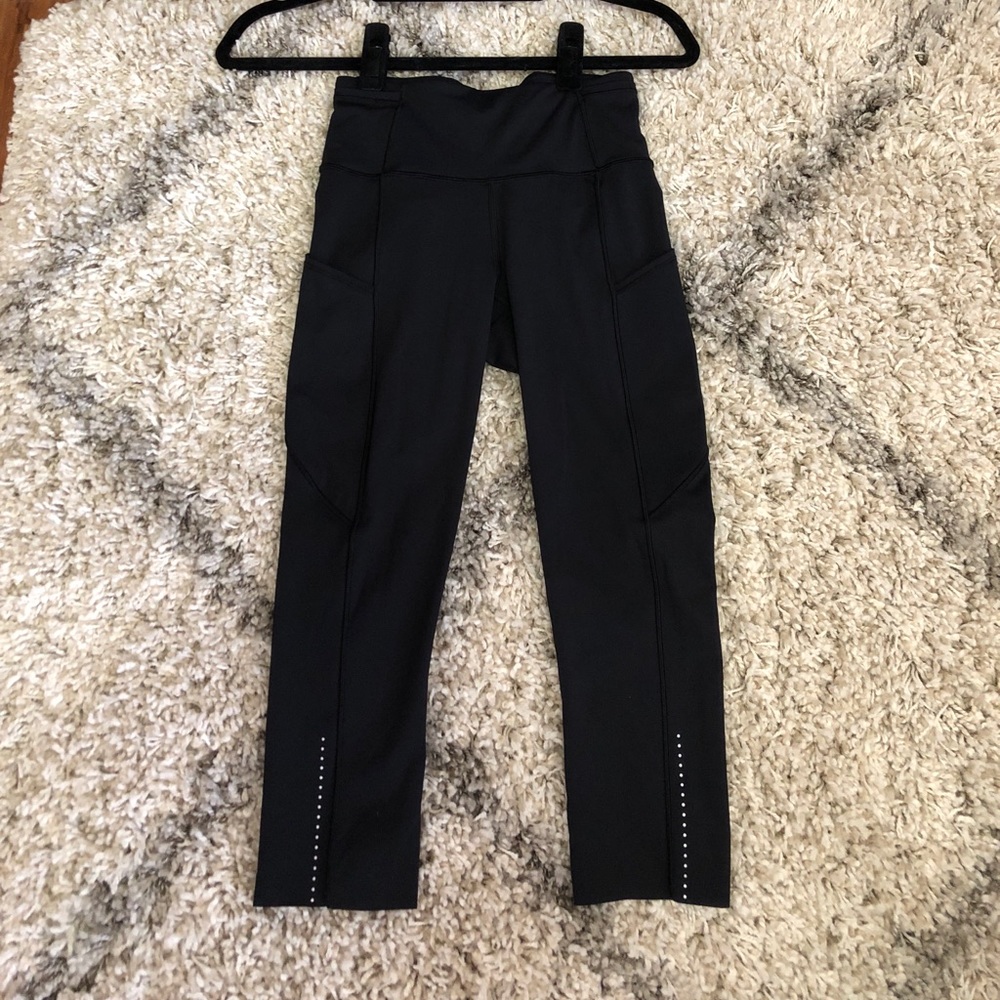 Fast & Free Crop Lululemon Leggings